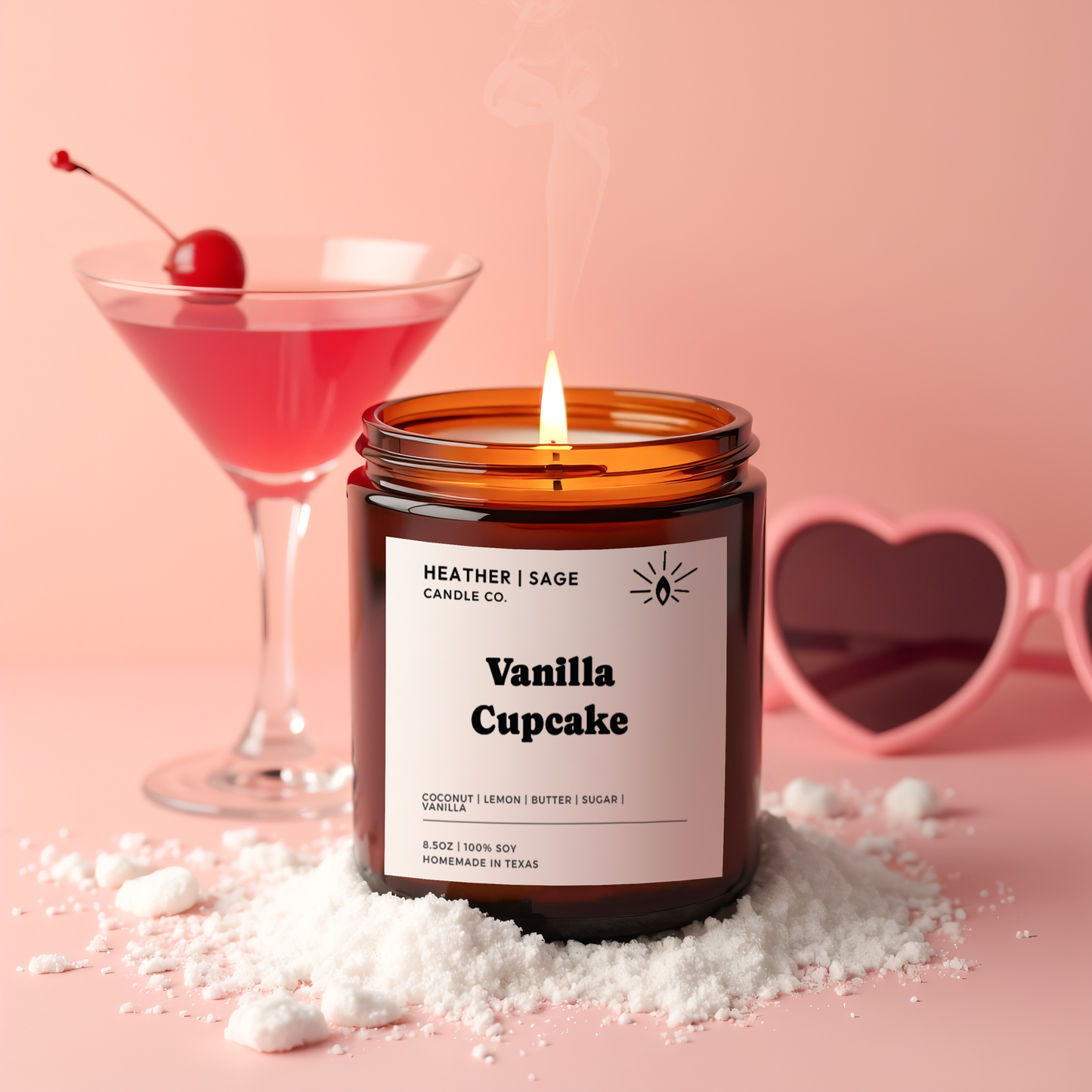 Vanilla Cupcake Candle