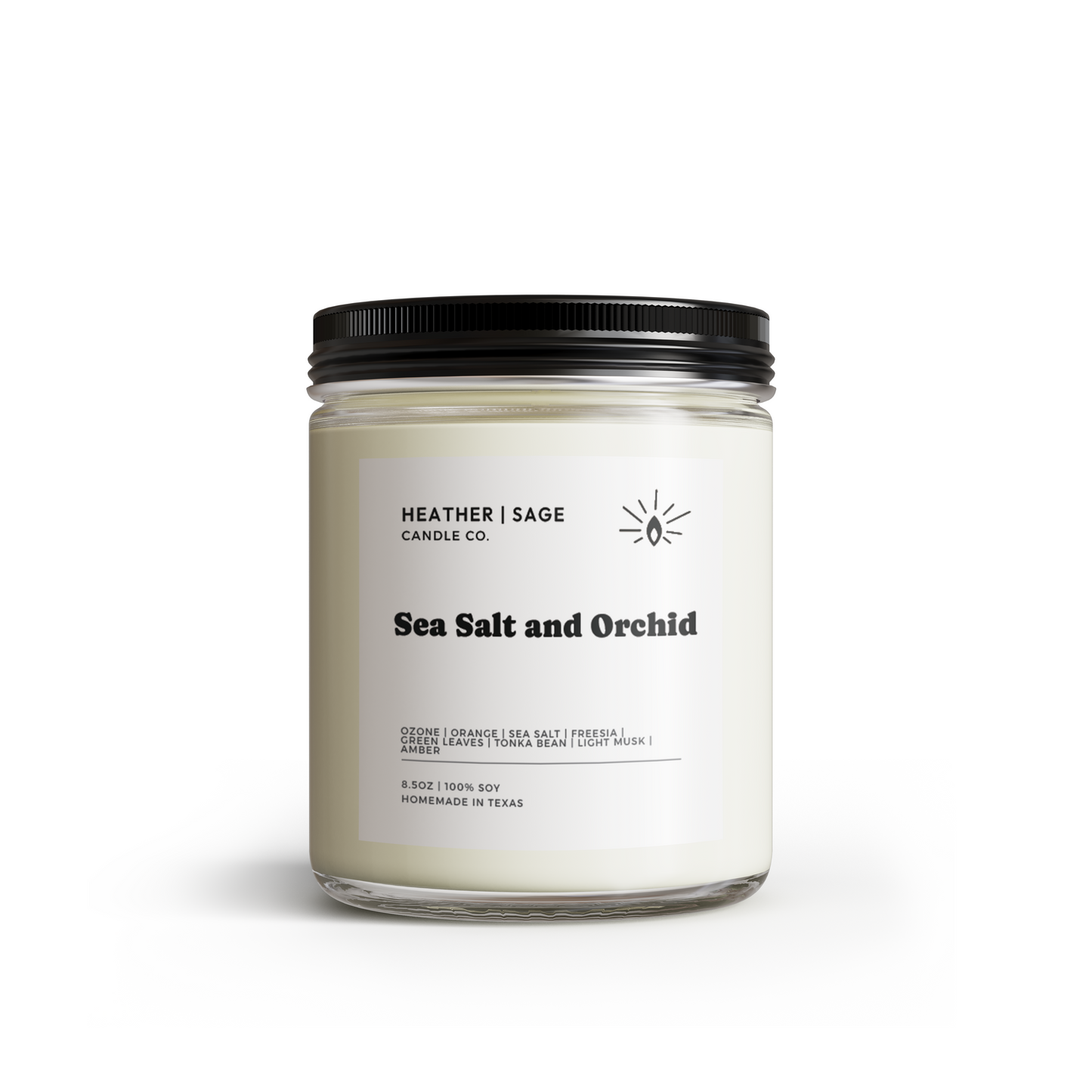 Sea Salt and Orchid Candle