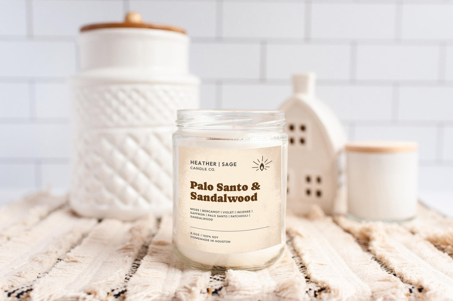 Palo Santo and Sandalwood Candle