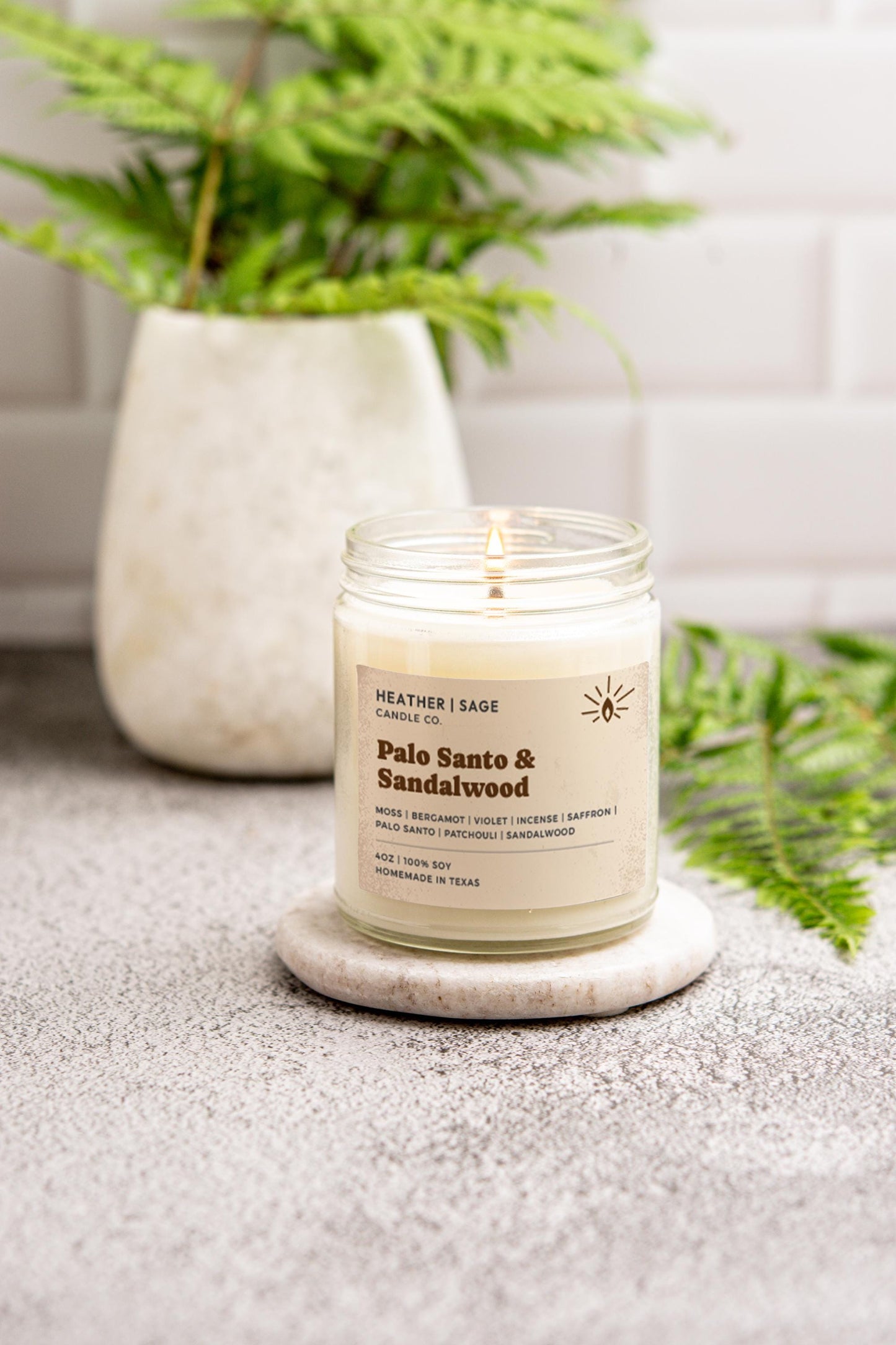 Palo Santo and Sandalwood Candle