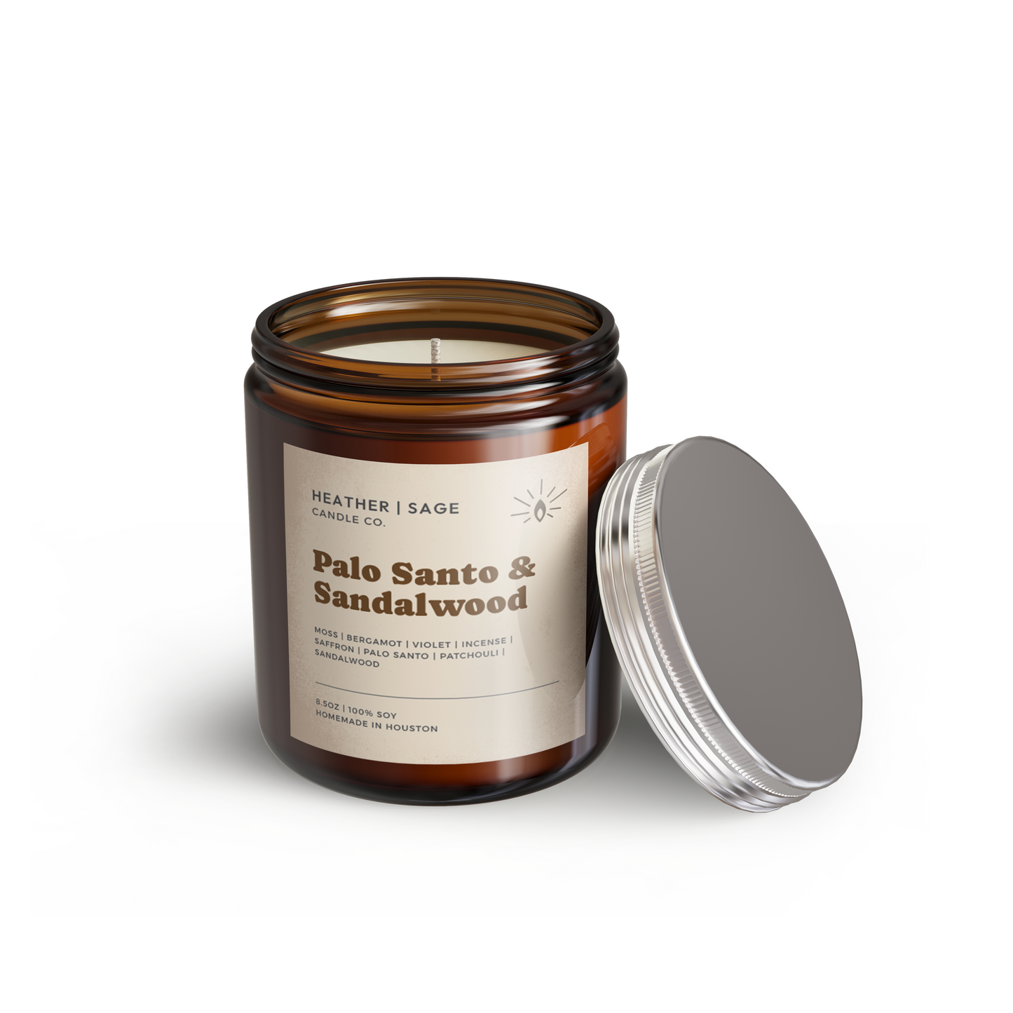 Palo Santo and Sandalwood Candle