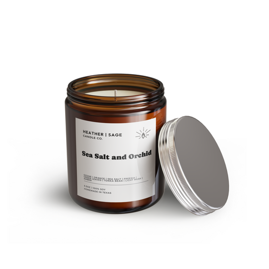 Sea Salt and Orchid Candle