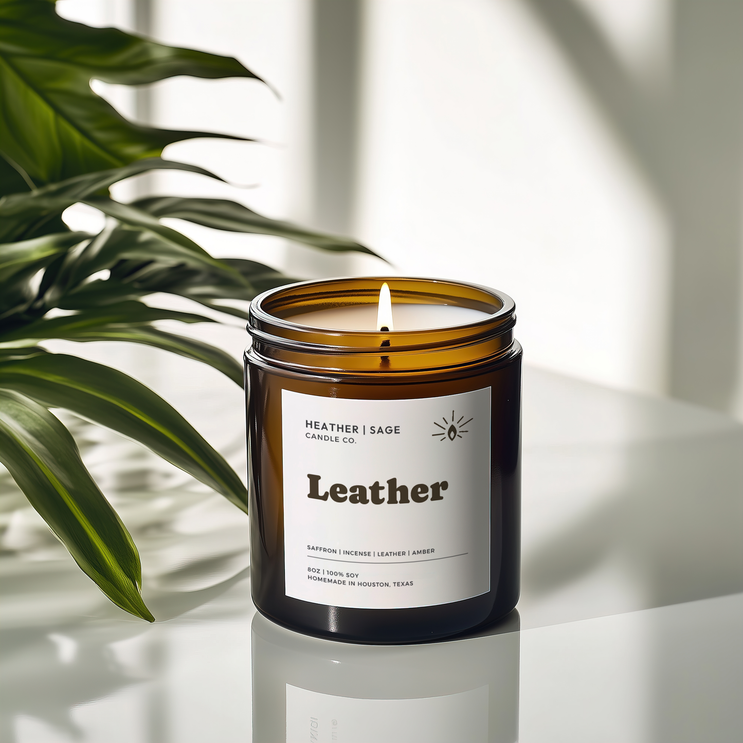 Leather Candle