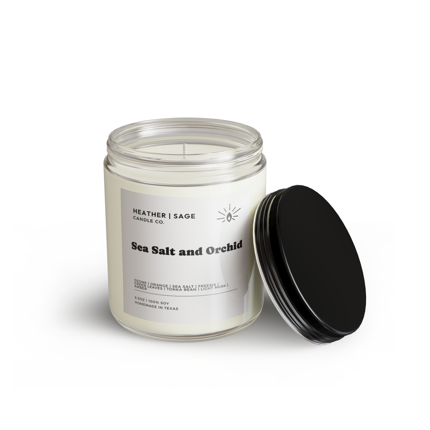 Sea Salt and Orchid Candle