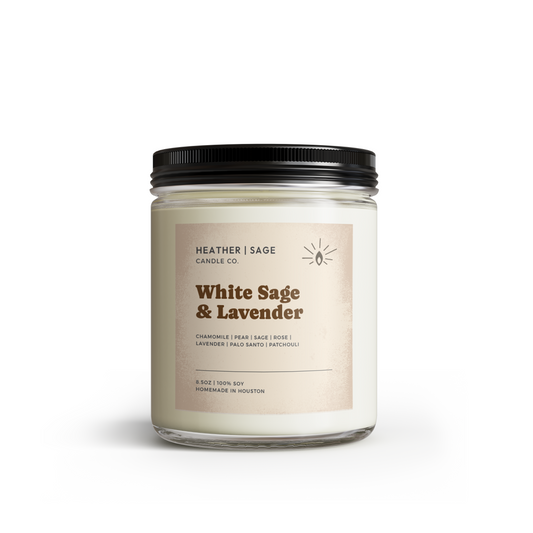 White Sage & Lavender Candle