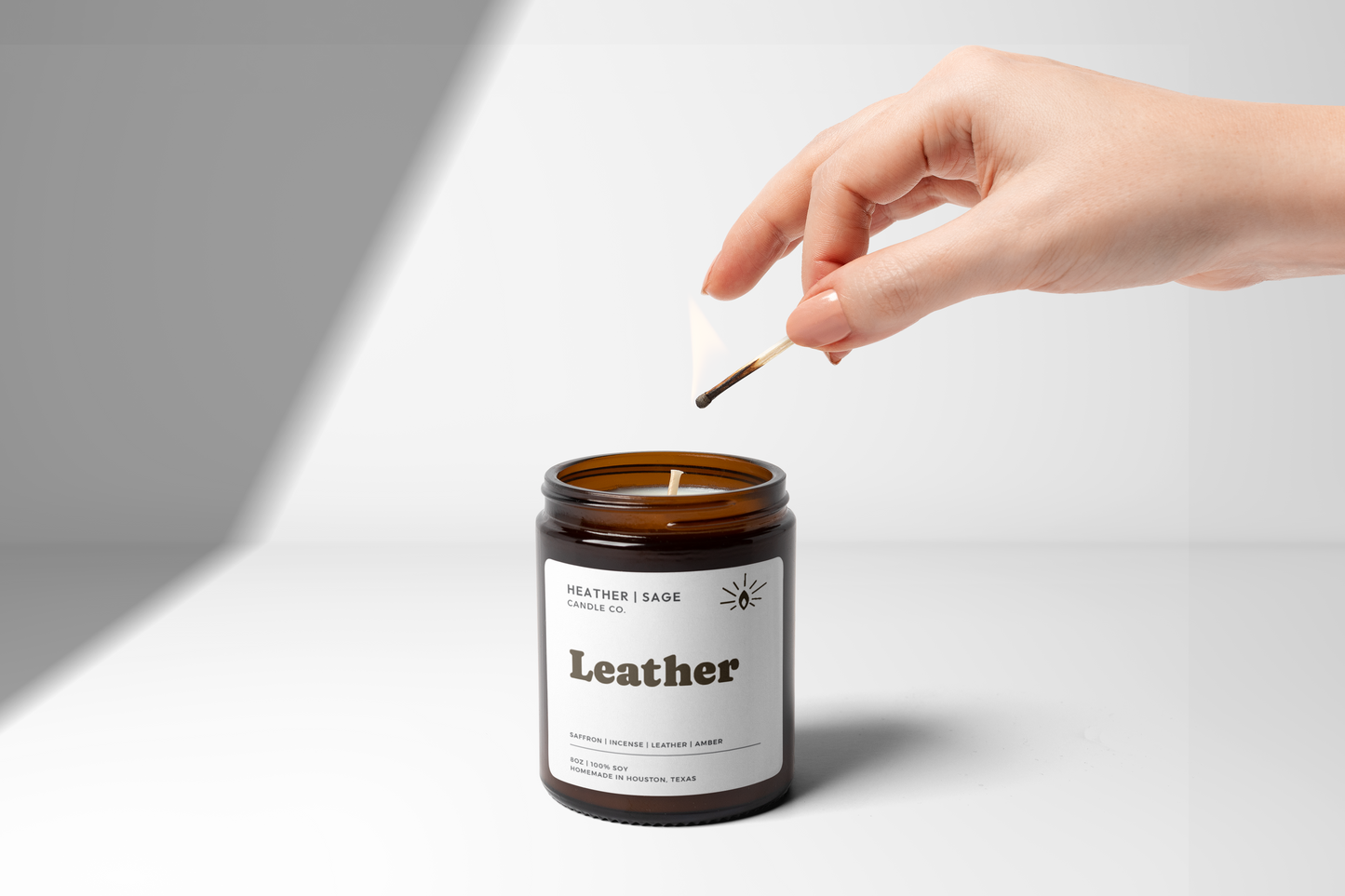Leather Candle