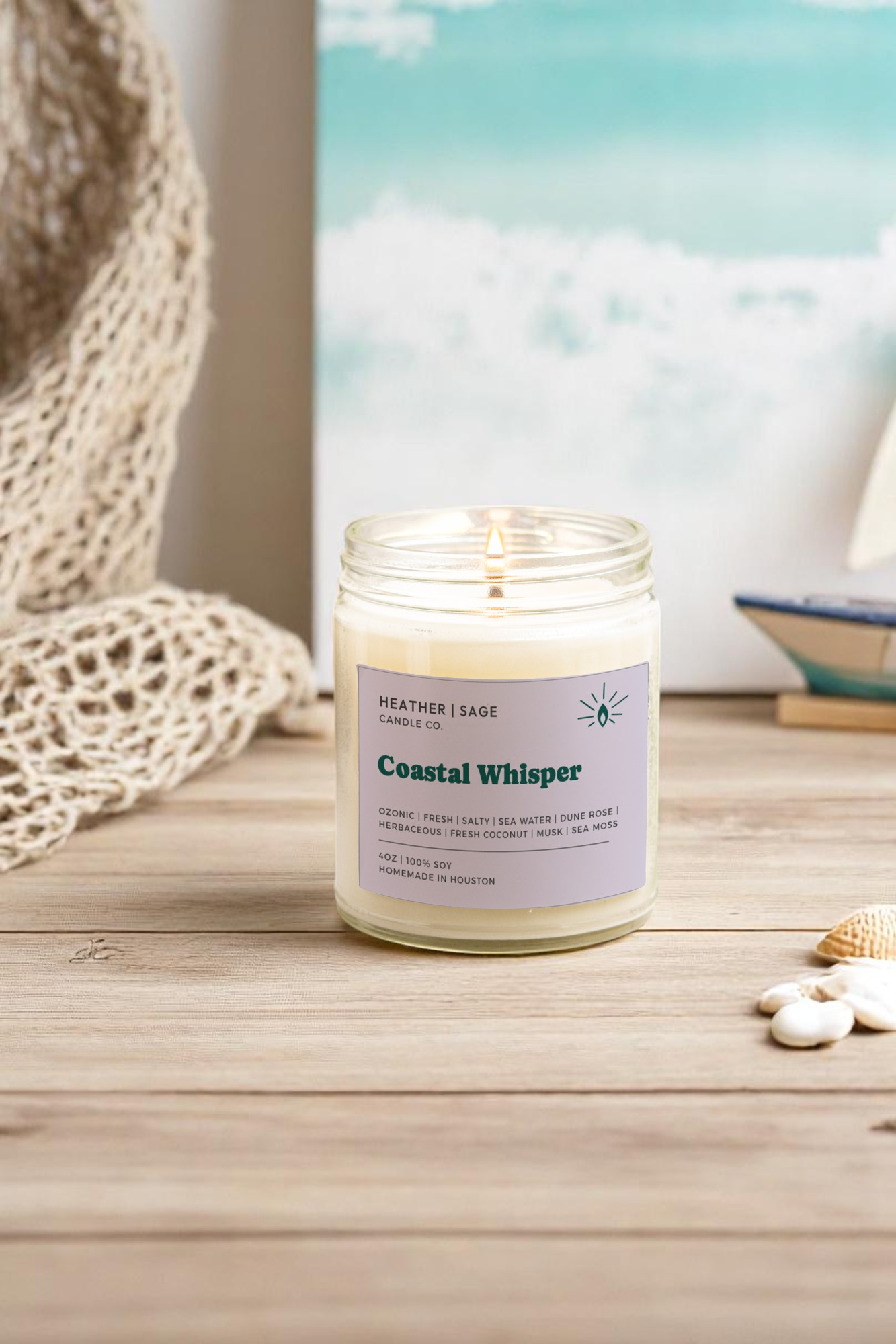 Coastal Whisper Candle