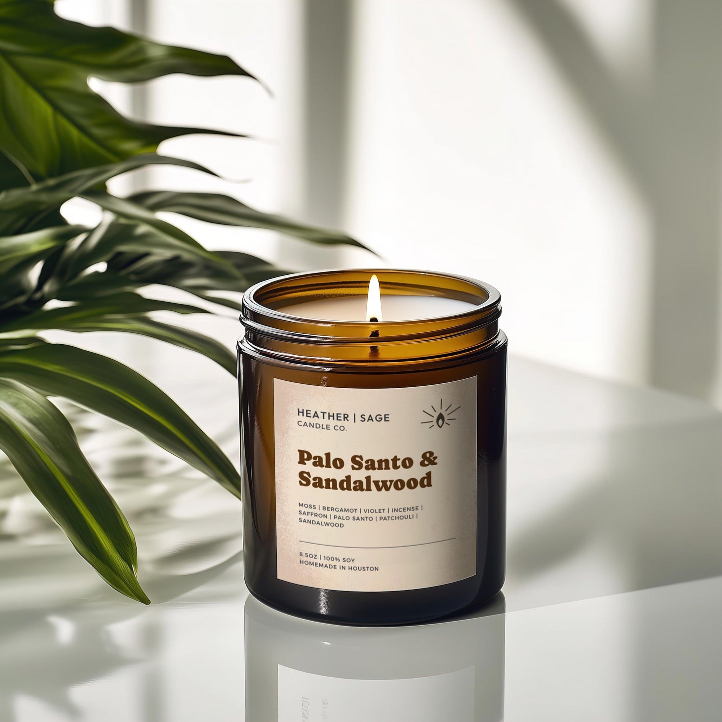 Palo Santo and Sandalwood Candle