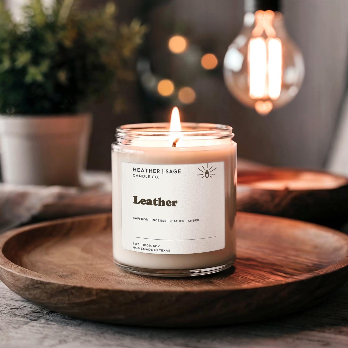 Leather Candle