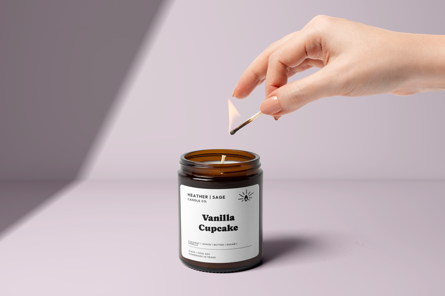Vanilla Cupcake Candle